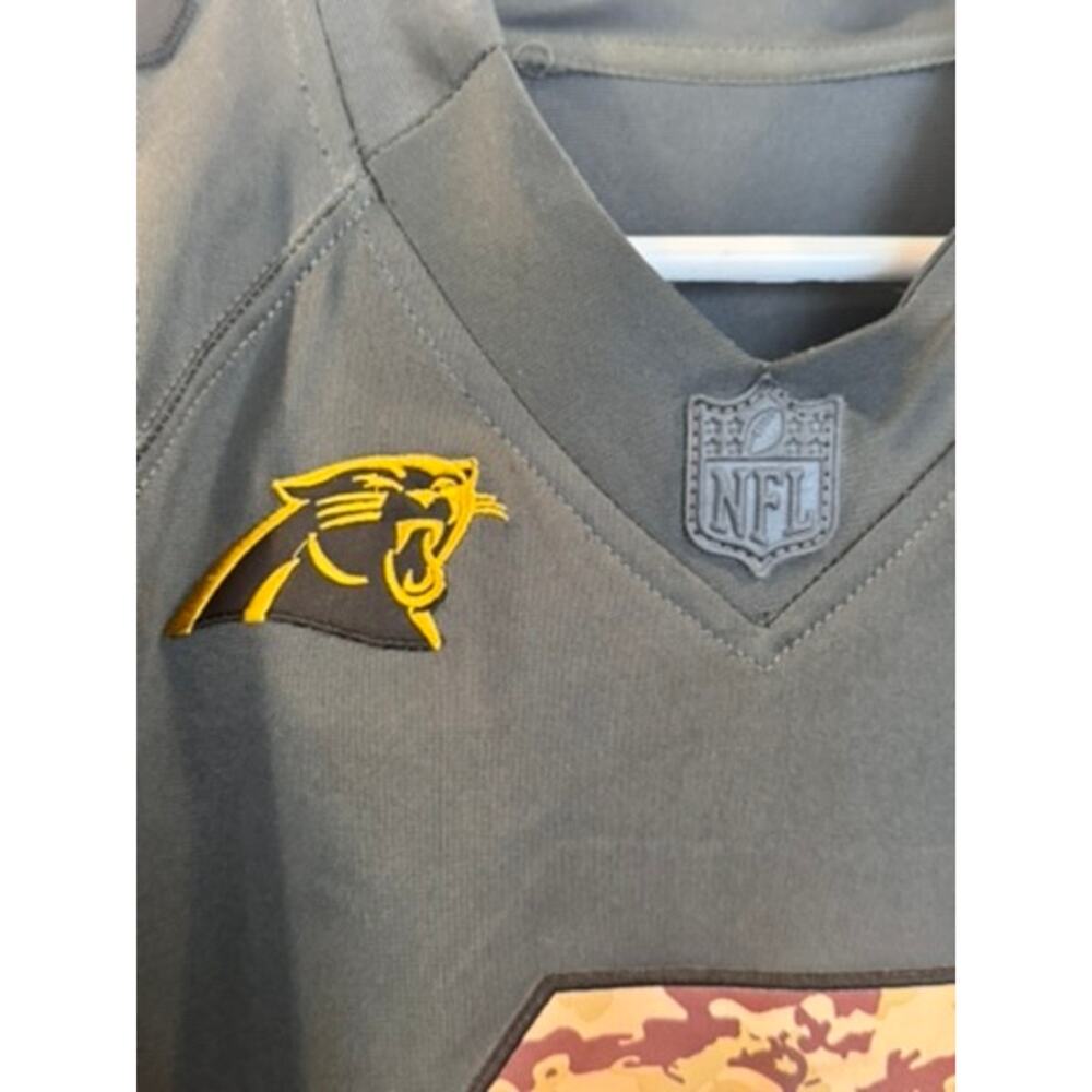 Nike Gano Panthers Salute To Service Jersey M Military Camo Football NFL Field - Picture 5 of 10